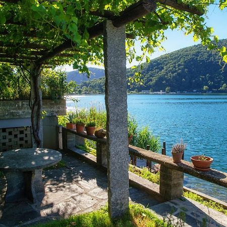 La Finestra Blu By Quokka 360 - With A Panoramic Lake View Apartment Ponte Tresa Exterior photo